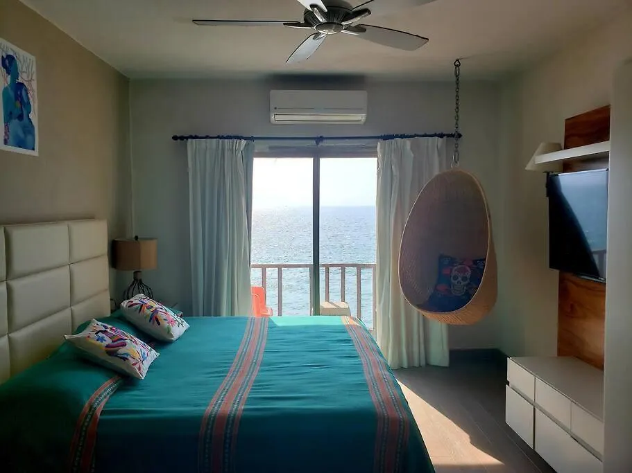 Beach Front Unit At Condominios Los Tules Puerto Vallarta